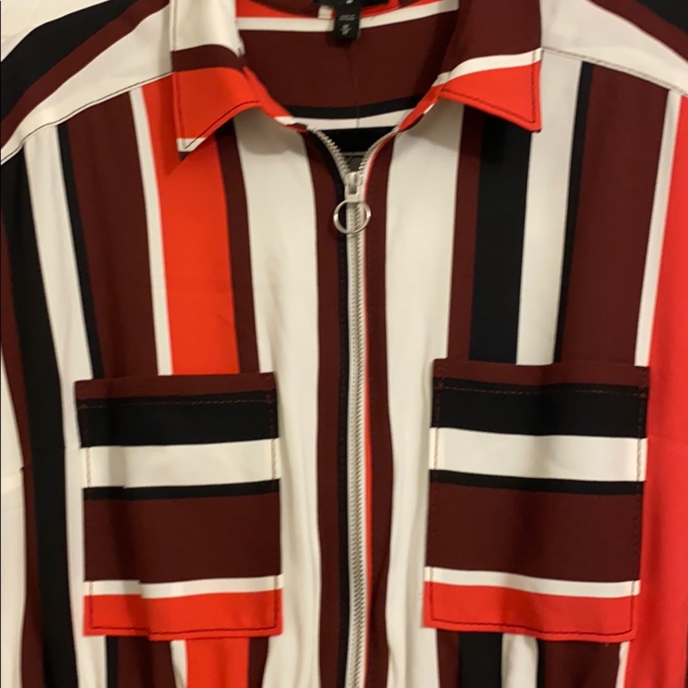 Express zipper dress stripes - Picture 2 of 4